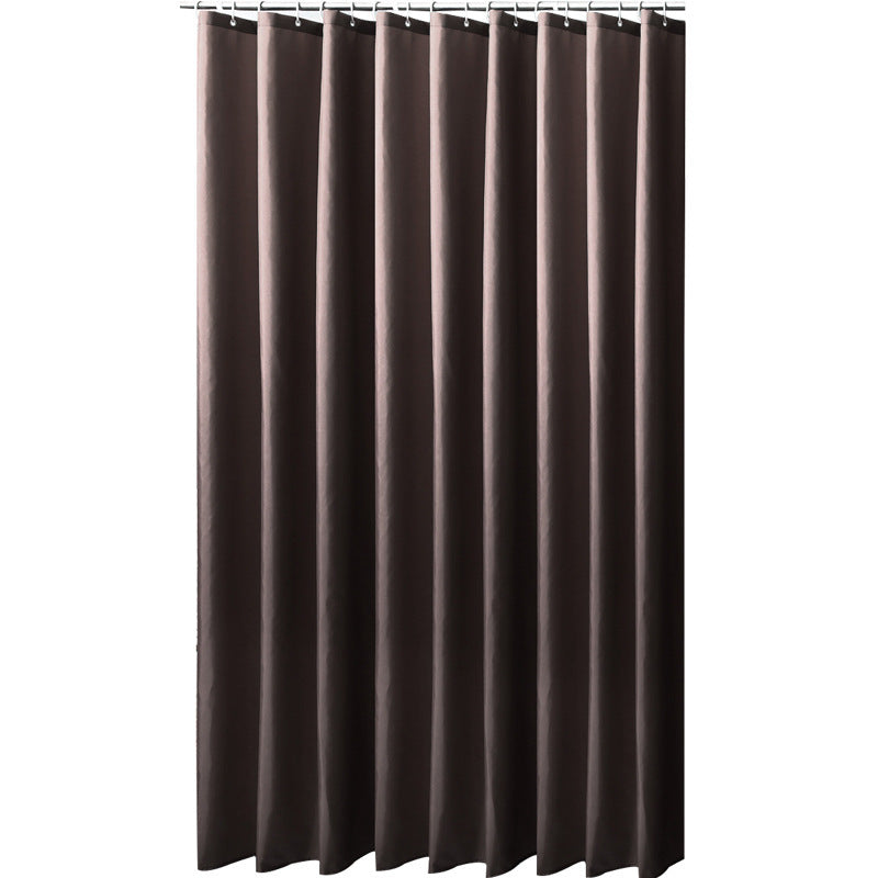 HKM-551955 Waterproof Brown Shower Partition Curtain - Various Sizes Available