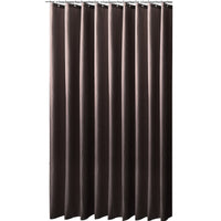 HKM-551955 Waterproof Brown Shower Partition Curtain - Various Sizes Available