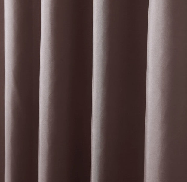HKM-551955 Waterproof Brown Shower Partition Curtain - Various Sizes Available