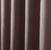 HKM-551955 Waterproof Brown Shower Partition Curtain - Various Sizes Available