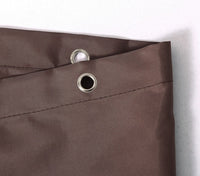 HKM-551955 Waterproof Brown Shower Partition Curtain - Various Sizes Available