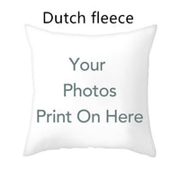 HKM-552083 Double-Sided Customizable Linen and Dutch Fleece Cushion Cover - 45CM x 45CM