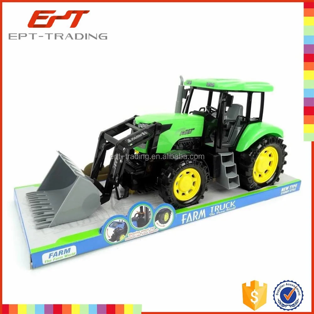 HKM-552211 Mini Tractor Toy Farm Truck for Kids - Durable Plastic, Ages 2 to 7, 47x18.5x20 CM