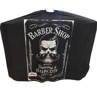 HKM-552467 Skull Print Polyester Hair Cutting Cape - 145x165CM for Salon and Home Use