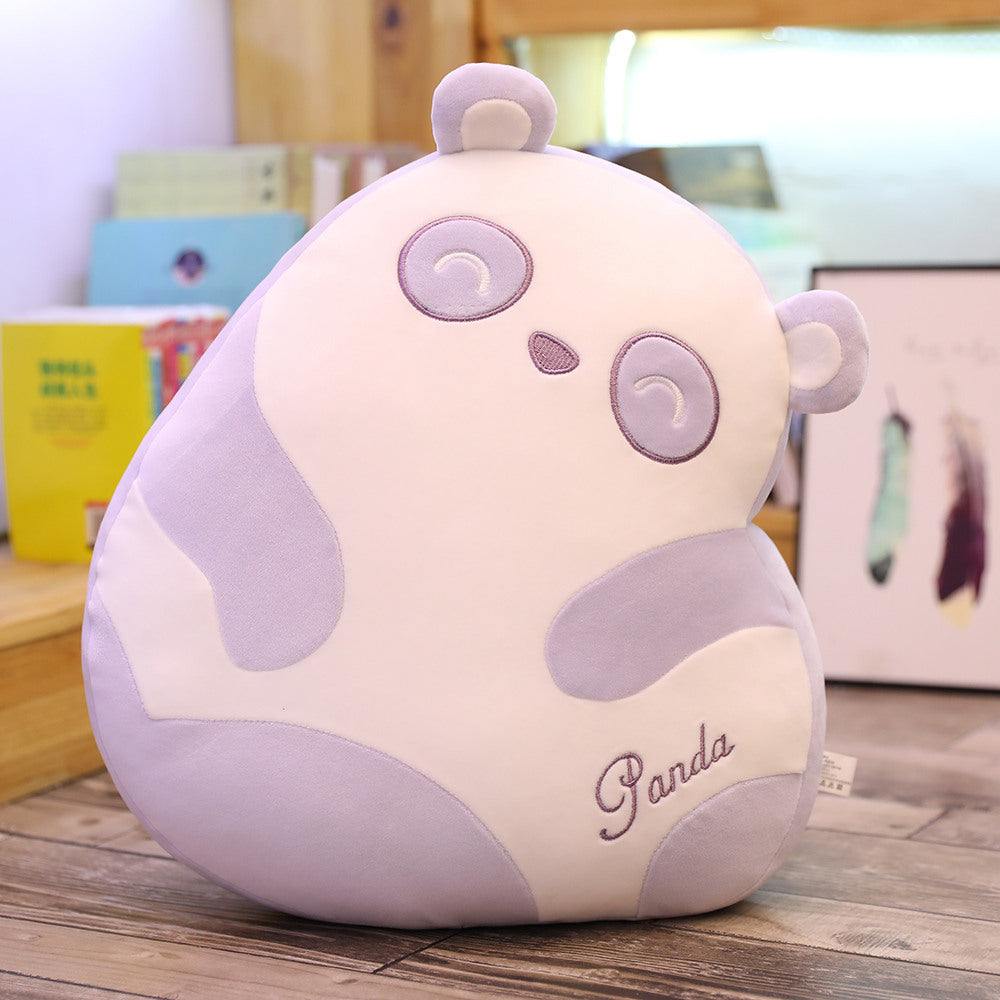 HKM-552531 Cute Panda Sleeping Pillow - Soft Elastic Fabric with 3D Down Cotton Fill, 40cm Size
