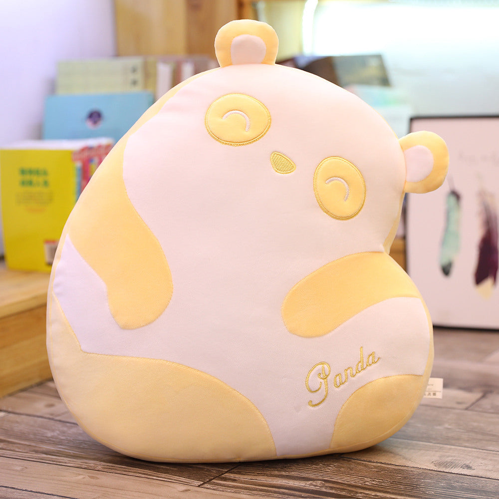 HKM-552531 Cute Panda Sleeping Pillow - Soft Elastic Fabric with 3D Down Cotton Fill, 40cm Size