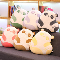 HKM-552531 Cute Panda Sleeping Pillow - Soft Elastic Fabric with 3D Down Cotton Fill, 40cm Size