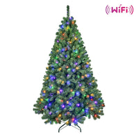 HKM-552531 PVC Christmas Tree with Lights - 6ft & 7ft Hybrid Automatic Options Available