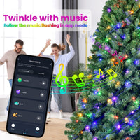 HKM-552531 PVC Christmas Tree with Lights - 6ft & 7ft Hybrid Automatic Options Available