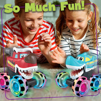 HKM-553043 Friction Monster Truck Toy with LED Light Wheels for Kids, Suitable for Ages 2 to 13