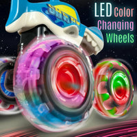 HKM-553043 Friction Monster Truck Toy with LED Light Wheels for Kids, Suitable for Ages 2 to 13