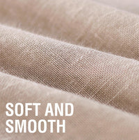 HKM-553107 Transparent Linen Yarn Curtain Window Screen - Semi-Sunshade in Various Colors and Styles