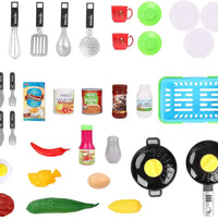 HKM-553235 Kids Pretend Play Cooking Set - Mini Kitchen Toys for Ages 2-14, EPT646097/EPT646098