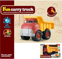 HKM-553363 Urban Dump Truck Assembly Toy - Friction Powered Engineering Vehicle for Kids Aged 2-7 Years