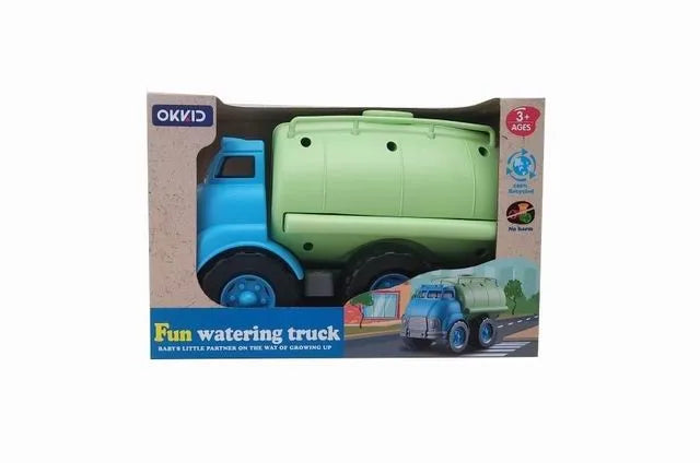 HKM-553363 Urban Dump Truck Assembly Toy - Friction Powered Engineering Vehicle for Kids Aged 2-7 Years