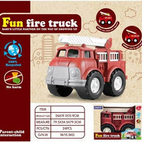 HKM-553363 Urban Dump Truck Assembly Toy - Friction Powered Engineering Vehicle for Kids Aged 2-7 Years