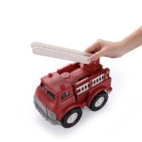 HKM-553363 Urban Dump Truck Assembly Toy - Friction Powered Engineering Vehicle for Kids Aged 2-7 Years