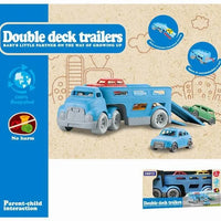 HKM-553363 Urban Dump Truck Assembly Toy - Friction Powered Engineering Vehicle for Kids Aged 2-7 Years