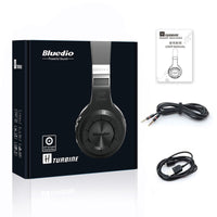 HKM-553619 Wireless Stereo Headphones with Subwoofer and Bluetooth Connectivity