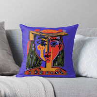 HKM-553875 Modern Minimalist Cotton and Linen Sofa Cushion Cover - 45x45cm Pillowcase