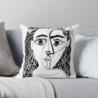 HKM-553875 Modern Minimalist Cotton and Linen Sofa Cushion Cover - 45x45cm Pillowcase
