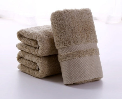 HKM-554131 Thick Cotton Wash Towel in Assorted Colors - 34x74cm, 120g
