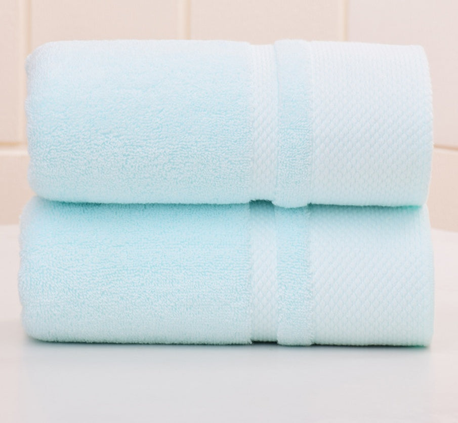 HKM-554131 Thick Cotton Wash Towel in Assorted Colors - 34x74cm, 120g