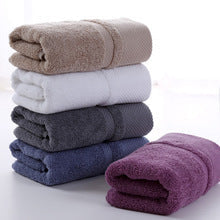 HKM-554131 Thick Cotton Wash Towel in Assorted Colors - 34x74cm, 120g