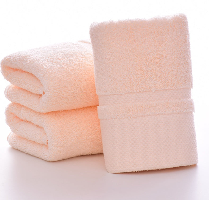 HKM-554131 Thick Cotton Wash Towel in Assorted Colors - 34x74cm, 120g