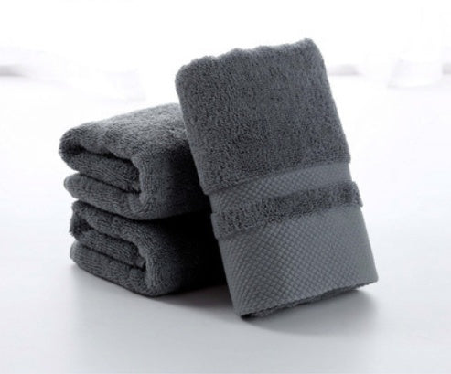 HKM-554131 Thick Cotton Wash Towel in Assorted Colors - 34x74cm, 120g