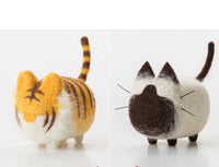 HKM-554387 DIY Cartoon Wool Felt Doll Kit with Accessories for Kids – Non-Finished Needle Felting Projects