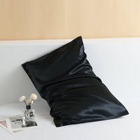 HKM-554515 Double-Sided Mulberry Silk Pillowcase - 22 M Zipper, 51x76cm, Modern Pink Design