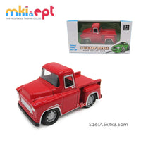 HKM-554515 Set of 4 Classic Mini Metal Car Toys Pull Back Action - Ages 2-13 Years