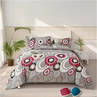 HKM-554707 Elegant King Size 3-Piece Quilt Set for Stylish Home Décor