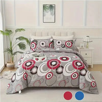 HKM-554707 Elegant King Size 3-Piece Quilt Set for Stylish Home Décor