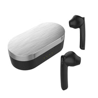 HKM-554771 Bluetooth Touch Control Headset for Gaming and Business with Charging Compartment - Stereo Sound, Battery Display, and Music Support