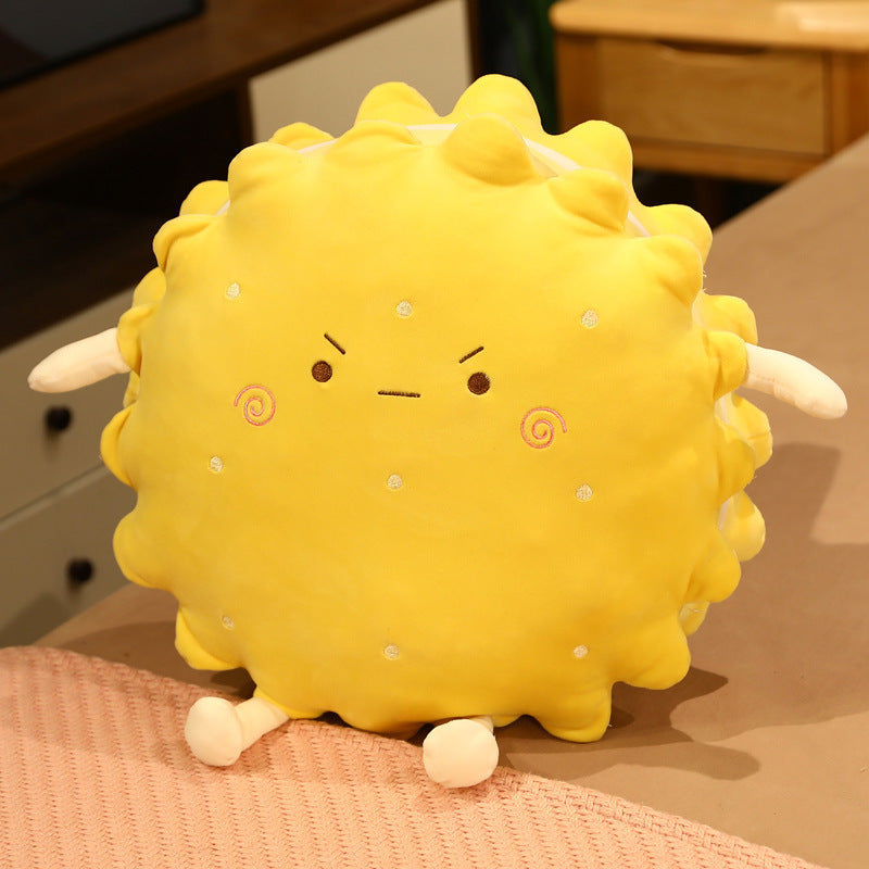 HKM-554835 Cute Sandwich Biscuit Pillow for Girls - Super Soft Plush Design for Summer Relaxation