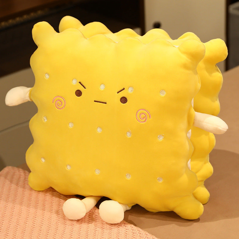 HKM-554835 Cute Sandwich Biscuit Pillow for Girls - Super Soft Plush Design for Summer Relaxation