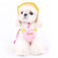 HKM-554963 Pink Bichon Teddy Schnauzer Traction Vest for Pets - XXS to XXL Size Options