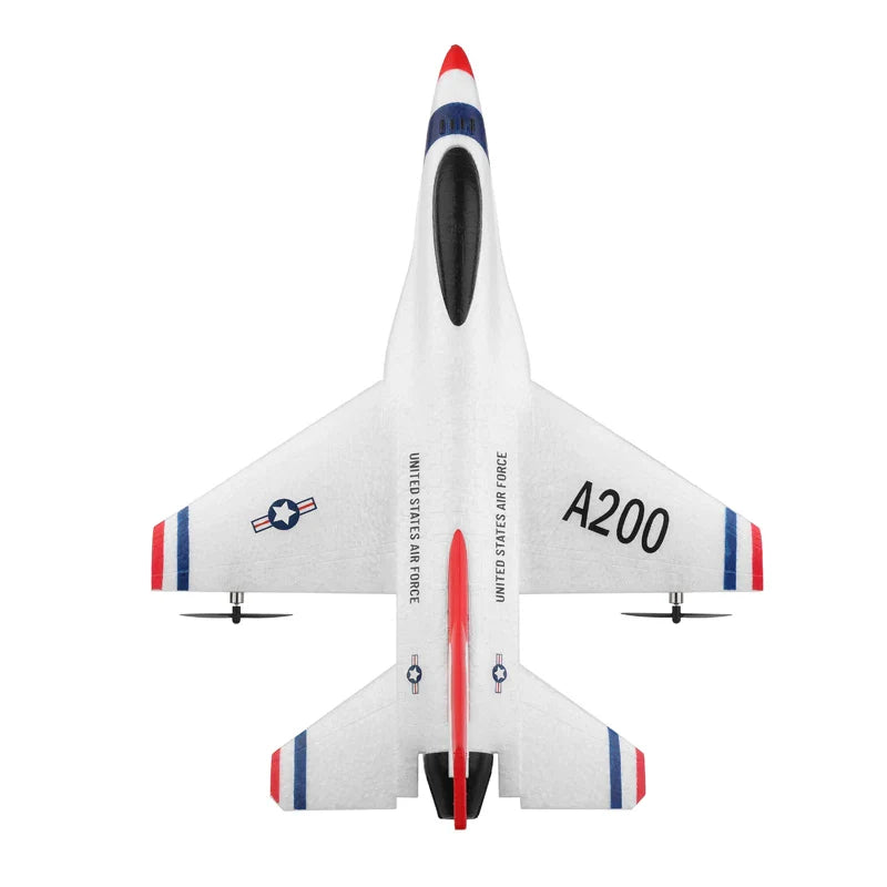 HKM-555347 2.4G Remote Control A-200 F-168 EPP Foam Airplane Glider with USB Charging, 4 Channels, Auto Return