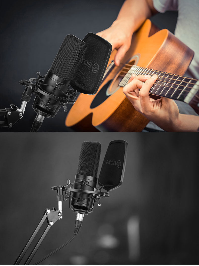 KTX-555411 Large Diaphragm Cardioid Condenser Microphone for Recording and Live Broadcast