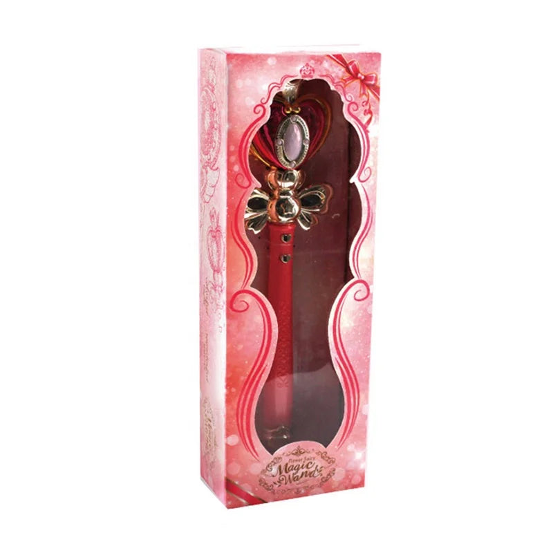 HKM-555539 Heart Shape Flashing Magic Wand Toy for Kids with Lights and Music, Ages 2-4