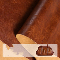 HKM-555539 Soft Bag Leather Fabric Half PU Briefcase - 1.2mm Thick, 140cm Wide, Ideal for Furniture and Accessories
