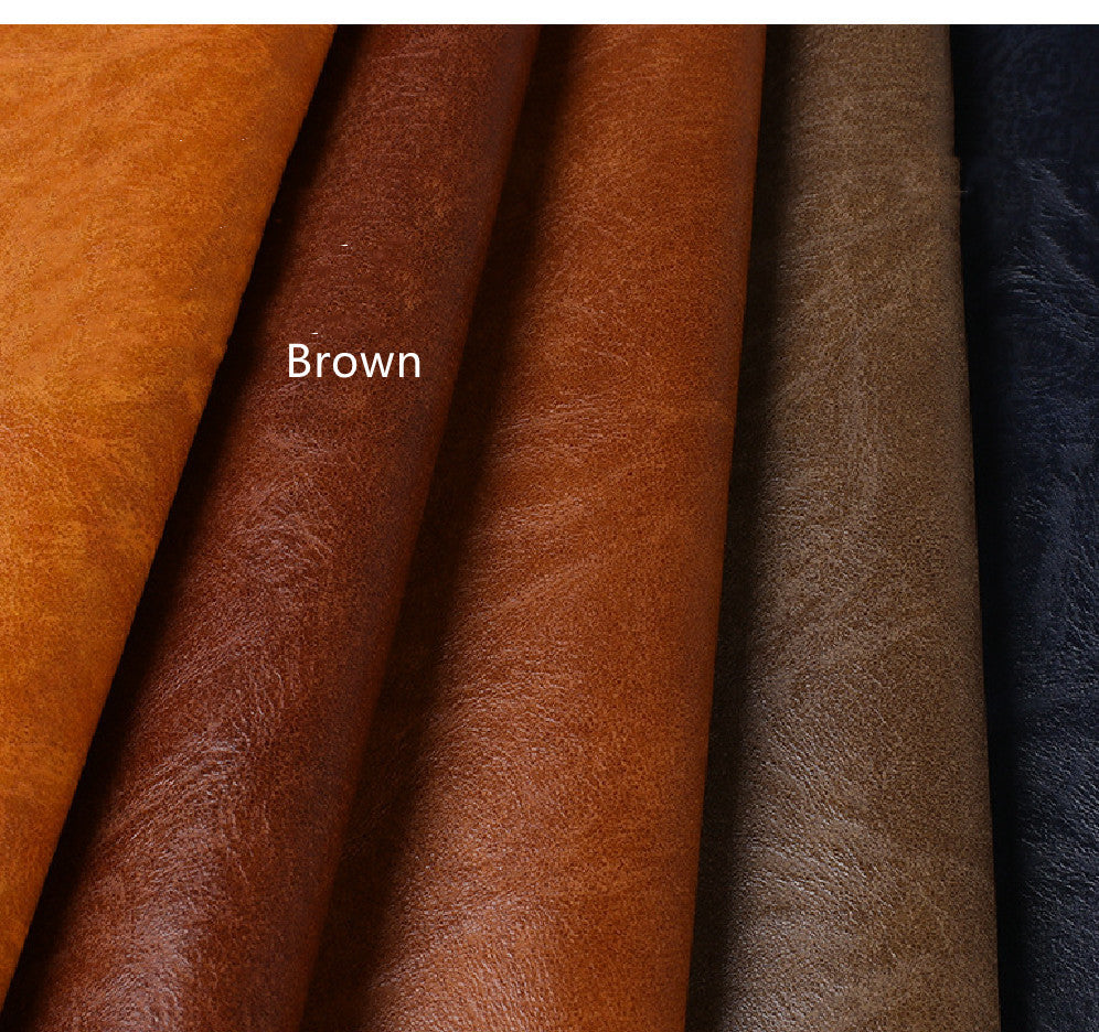 HKM-555539 Soft Bag Leather Fabric Half PU Briefcase - 1.2mm Thick, 140cm Wide, Ideal for Furniture and Accessories