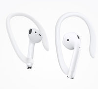 HKM-555603 Silicone Ear Protection Covers Compatible with AirPods - White, Black, Red, Pink Options