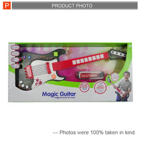 HKM-555667 Kids Electric Musical Guitar Toy with Lights and Sounds - Purple - Educational Musical Instrument for Ages 5-13