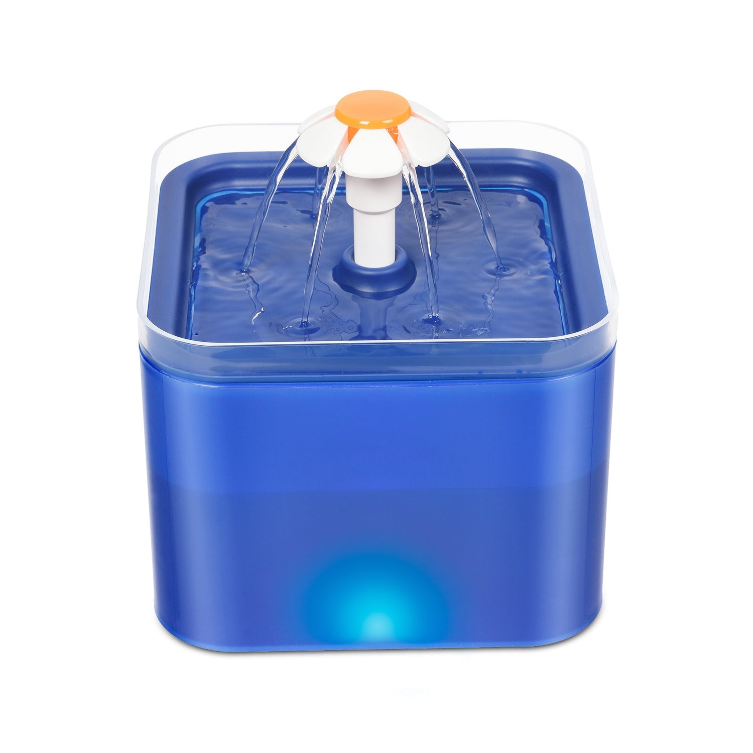 HKM-555731 Automatic Circulating Pet Water Dispenser with LED Light - 2L Capacity, 1.5W Power, 1.8M Cable, Made of Durable PP Material