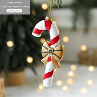 HKM-555987 Christmas Tree Decorations - Festive Painted Plastic Ornaments in Various Styles