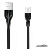 HKM-556243 Aluminum Alloy Braided Data Cable for Fast Charging - 1m Length, Compatible with Type-C, Micro USB, and Apple Devices