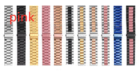 HKM-556371 Stainless Steel Three-Bead Watch Strap for Samsung Galaxy Watch Active - Multiple Colors Available